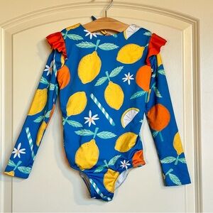 Sz6 Pepita & Me Wings Longsleeve Bathingsuit